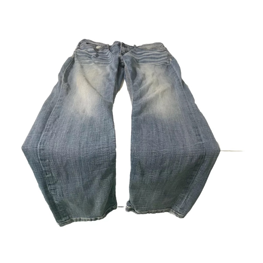 BKE Men's Straight-Leg Jeans in Washed Blue